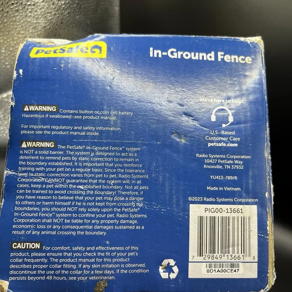 PetSafe In-Ground Fence Dogs 8lb+ PIG00-13661 Waterproof Tone Static NOB